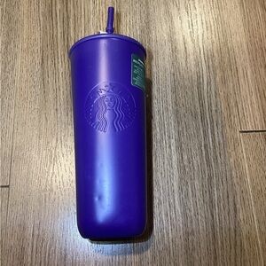 Starbucks 2024 Purple Recycled Stainless-Steel Cold Cup Tumbler (Venti – 24 oz)‎
